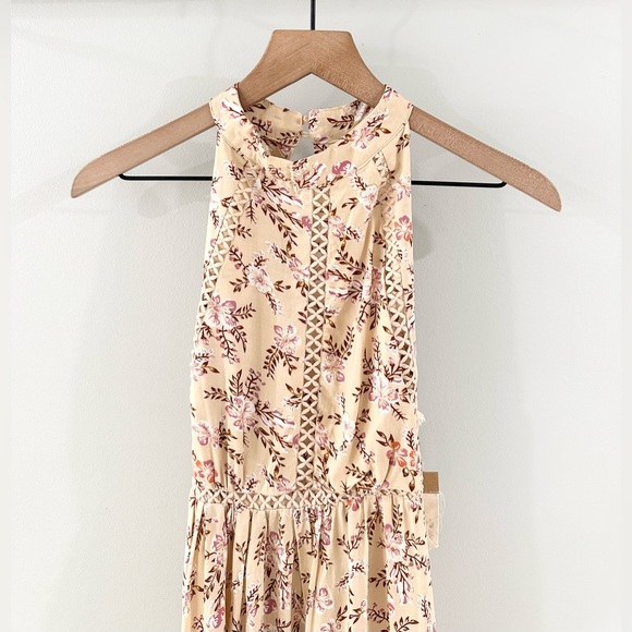 NWT Sunday Mi Amor Floral Cutout Detail Dress Pink Size Small - Picture 4 of 8